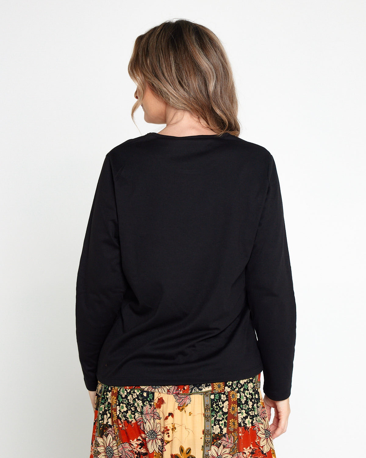 Lester Long Sleeve Tee - Black