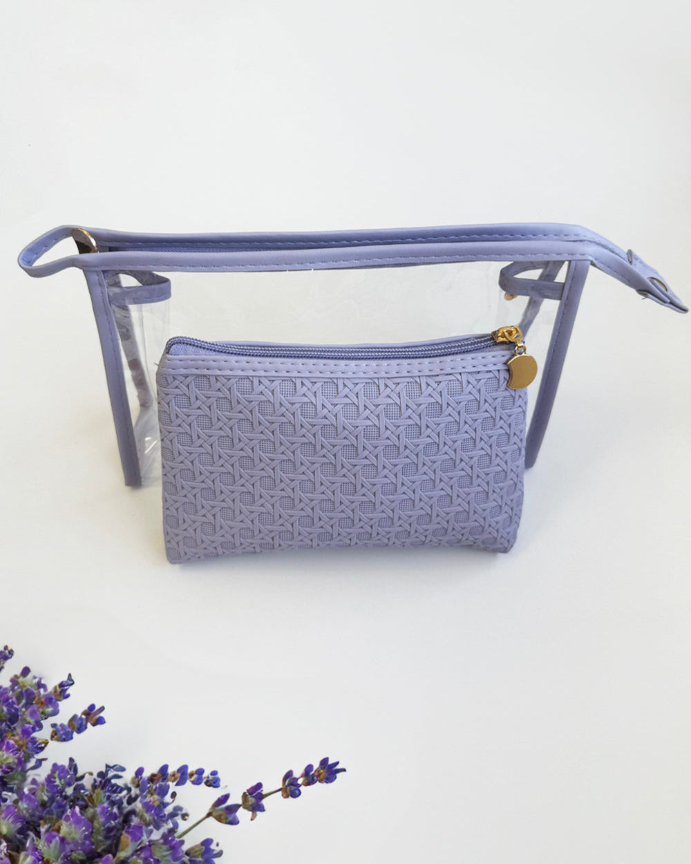 Serenity Cosmetic/Travel Cases - Lavender Weave