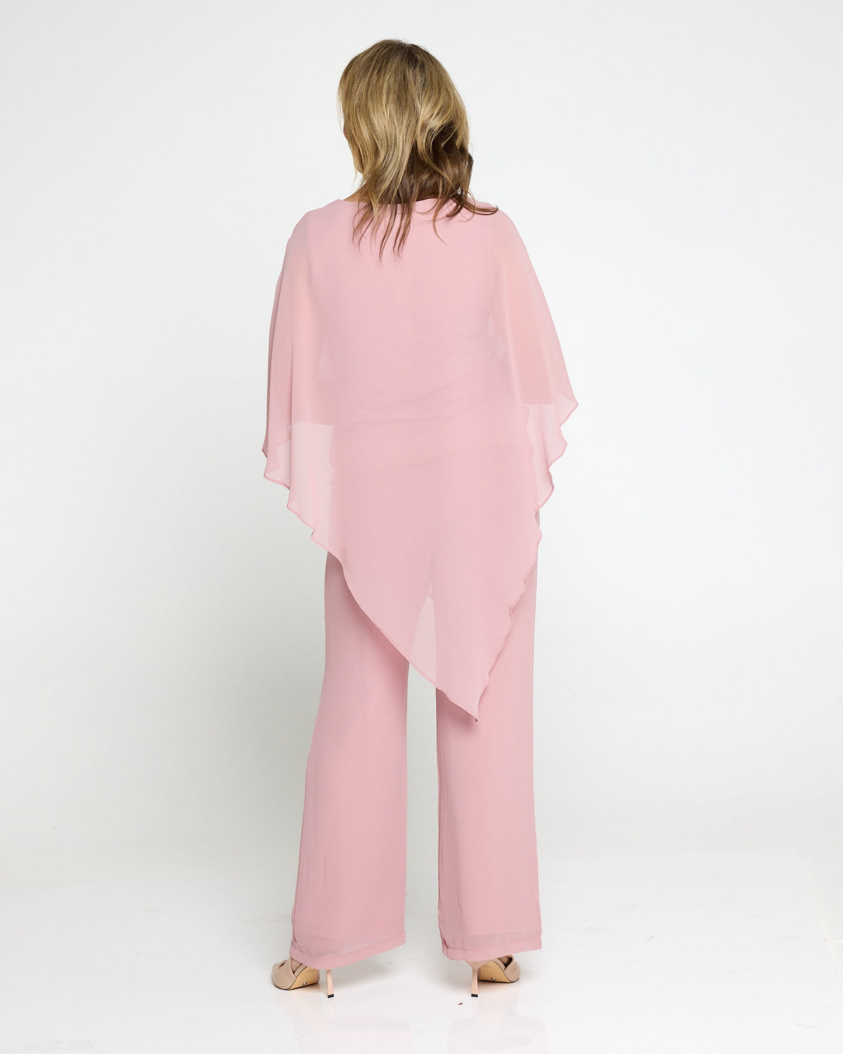 Rendezvous Chiffon Pants - Blush