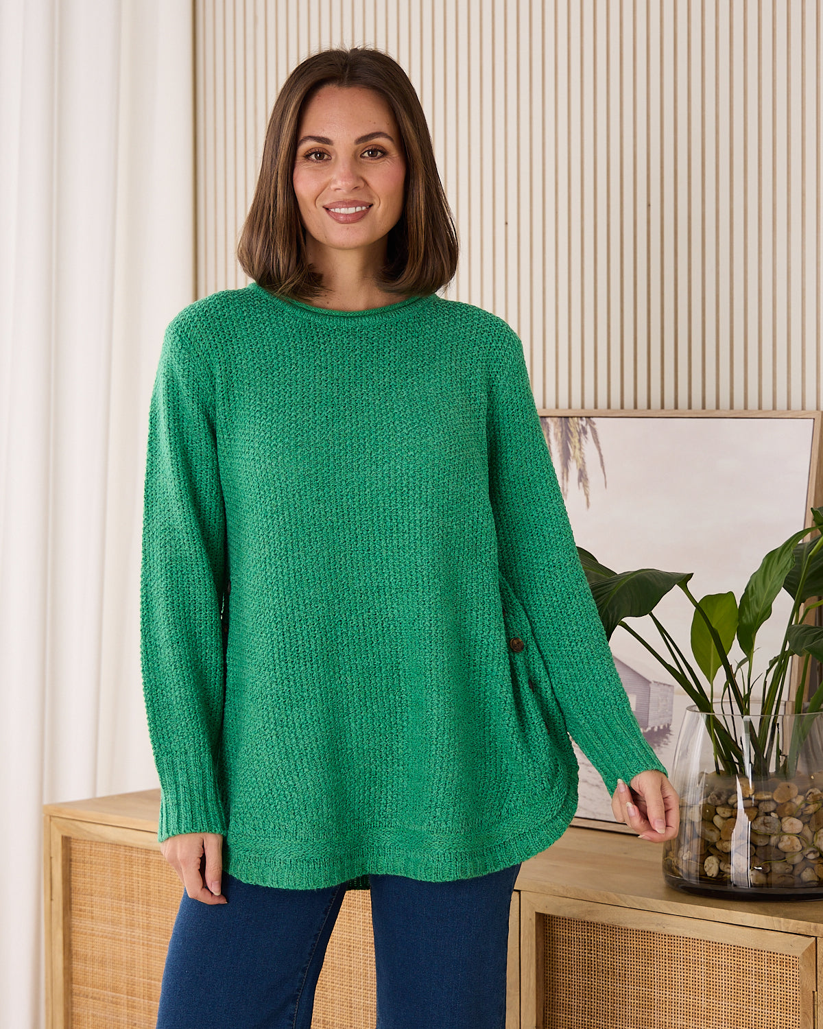 Paris Knit Jumper - Emerald