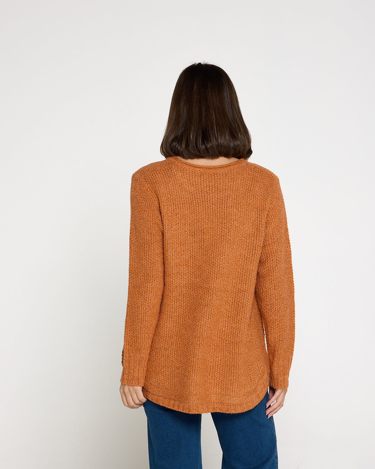 Paris Knit Jumper - Burnt Orange