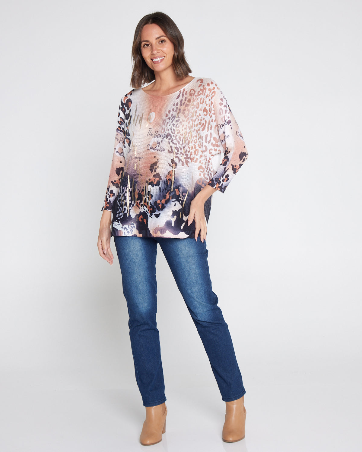 Florentina Knit Top - Leopard