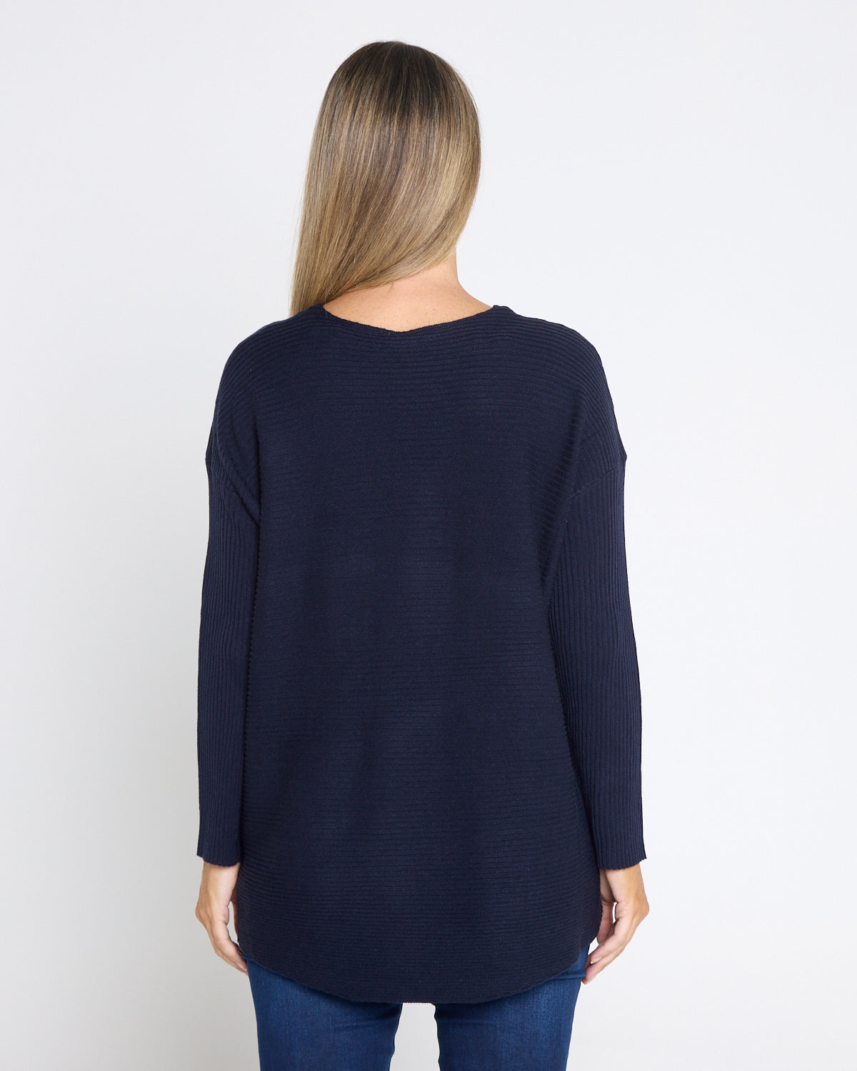 Maeve Knit Jumper - Navy Flower