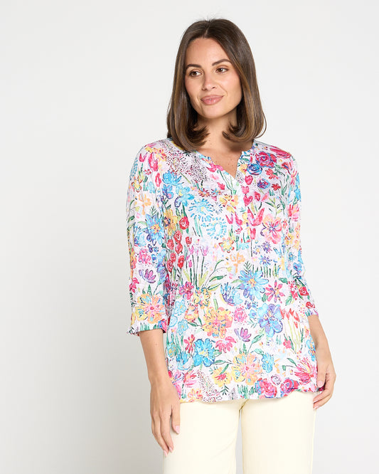 Candy Top - Watercolour Floral