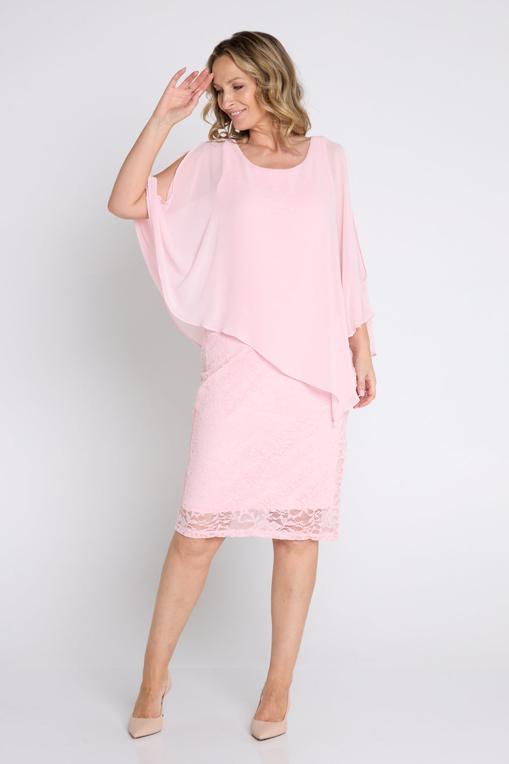 Pink Mother Of The Bride Slimming Dresses Abigail Dress Baby Pink