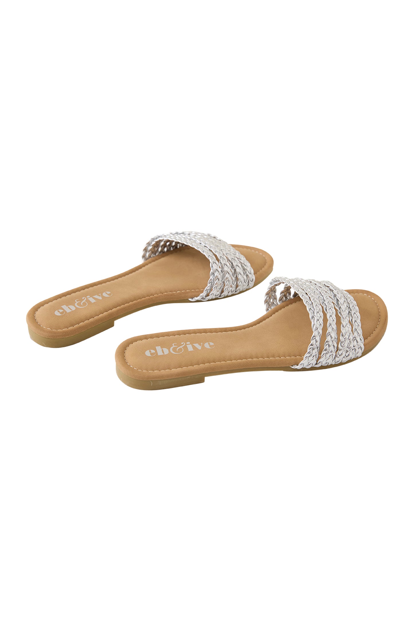 Miramar Plaited Sandal - Silver