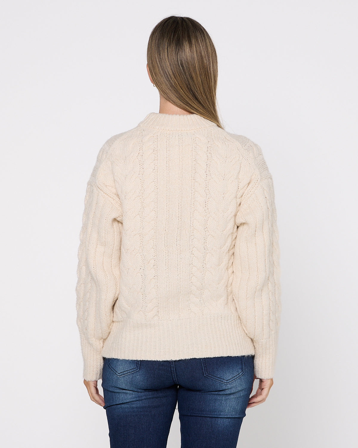 Glastonbury Knit - Snow