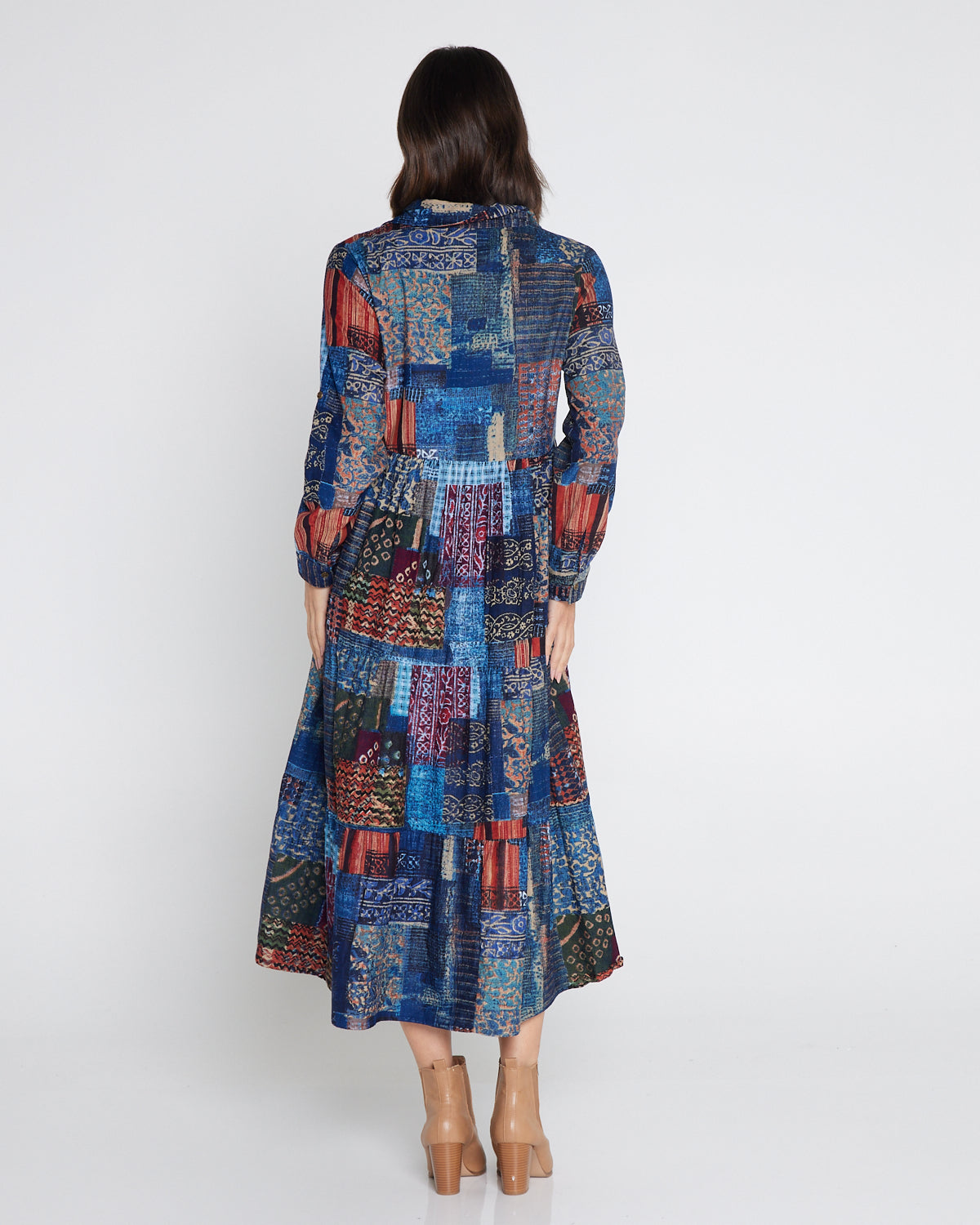 Corduroy Shirt Dress - California Dreaming