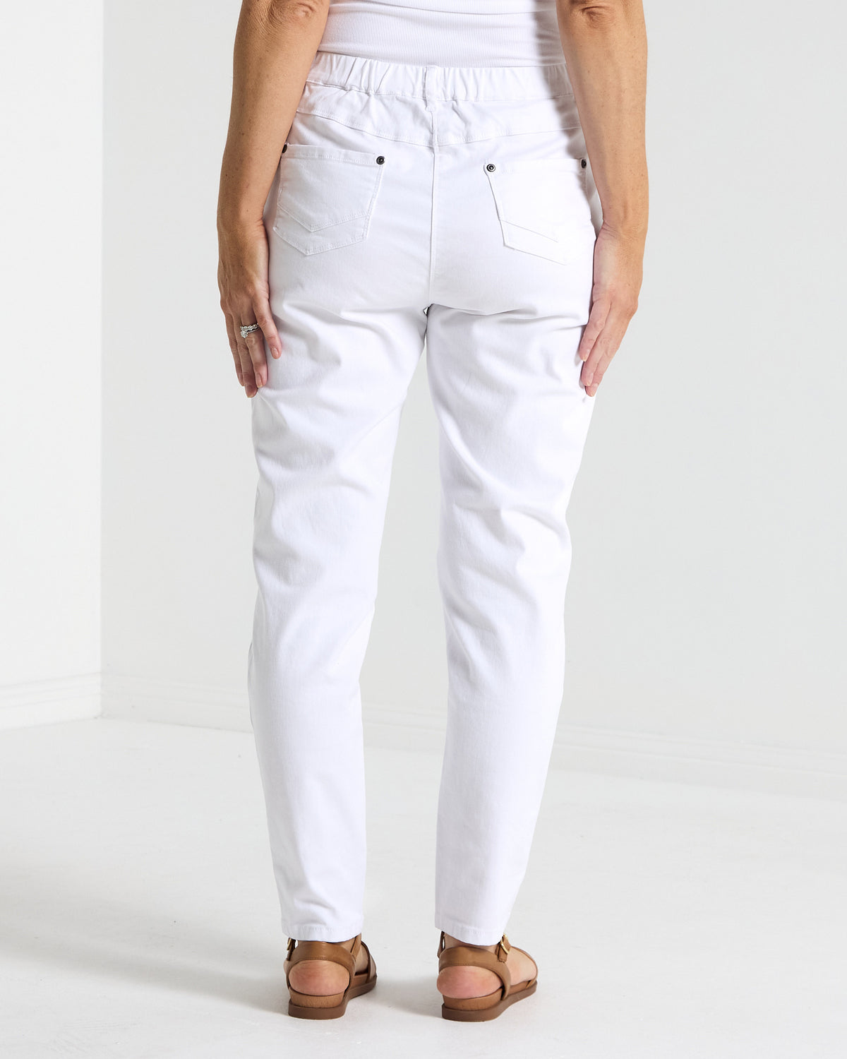 Jackson Stretch Pants - White