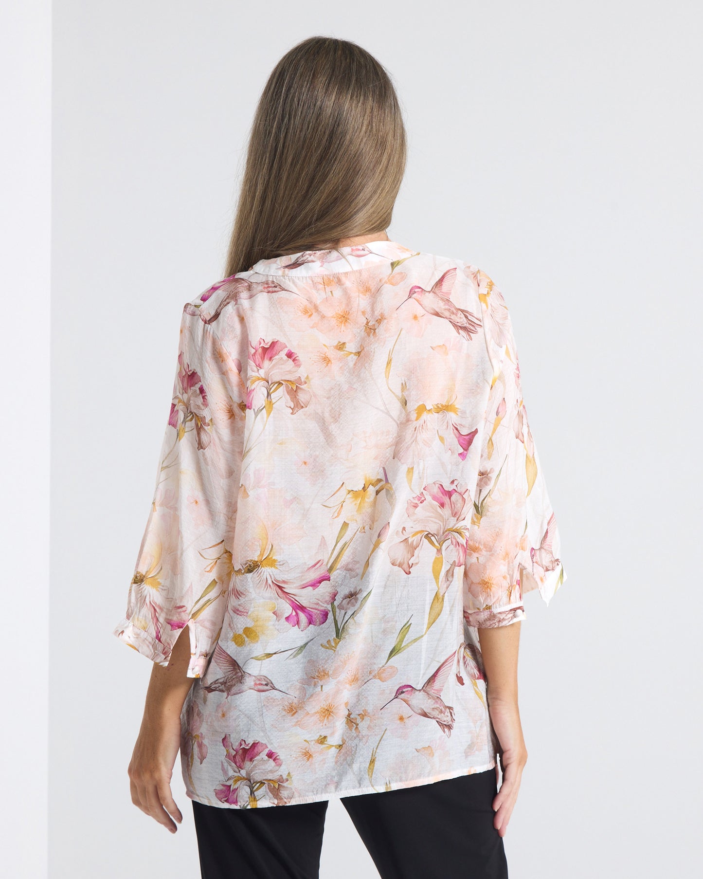 Delilah Blouse - Iris Bloom