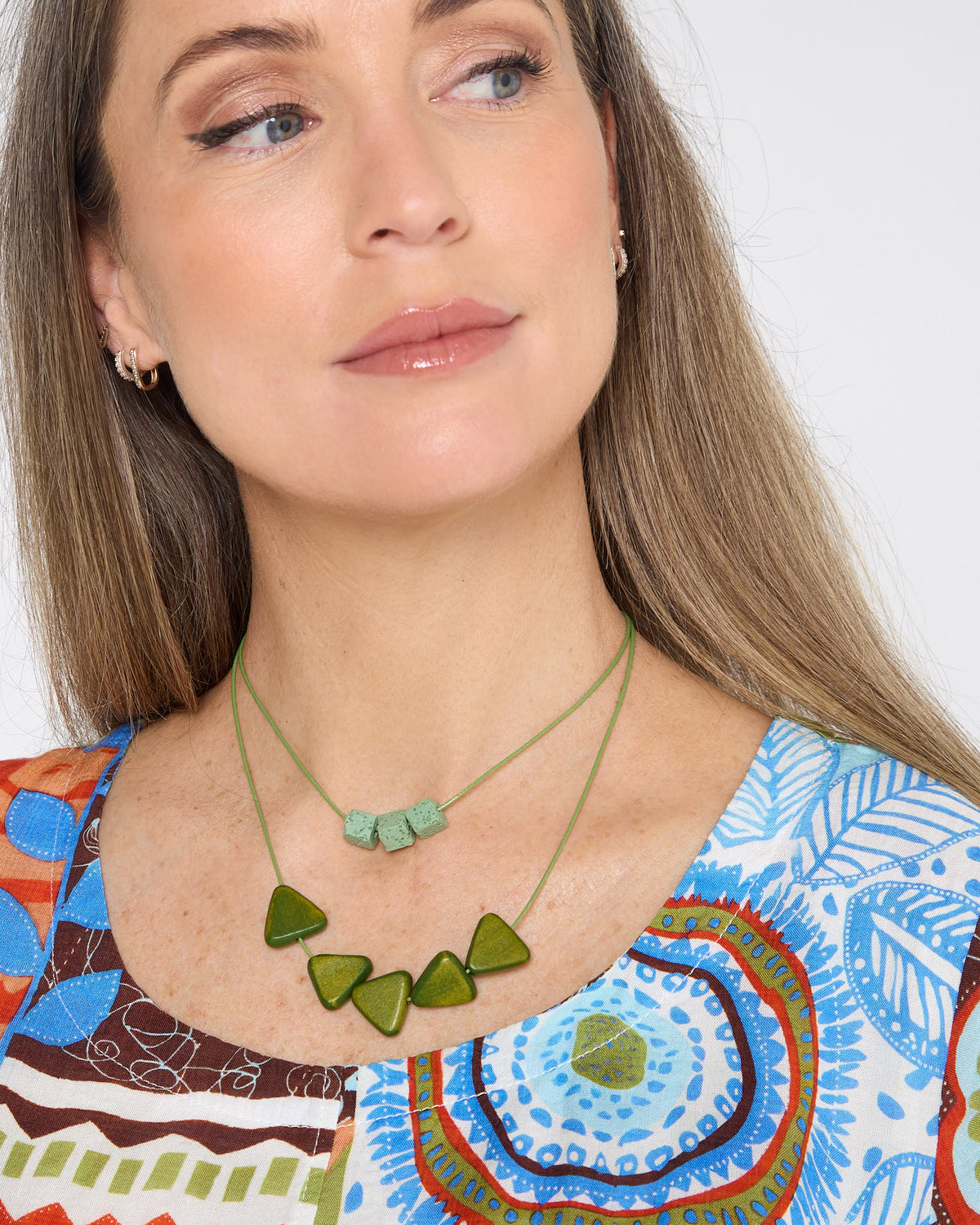 Davidson Necklace - Green