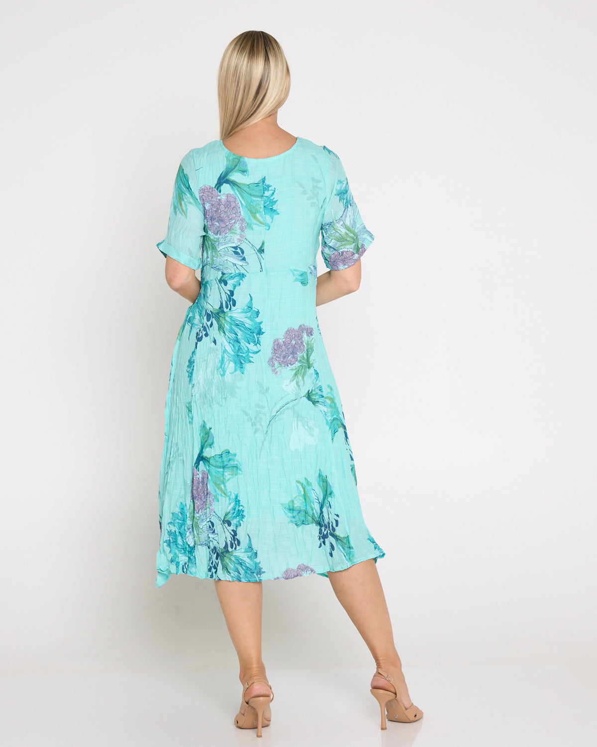 Waterhouse Dress - Teal/Hydrangea