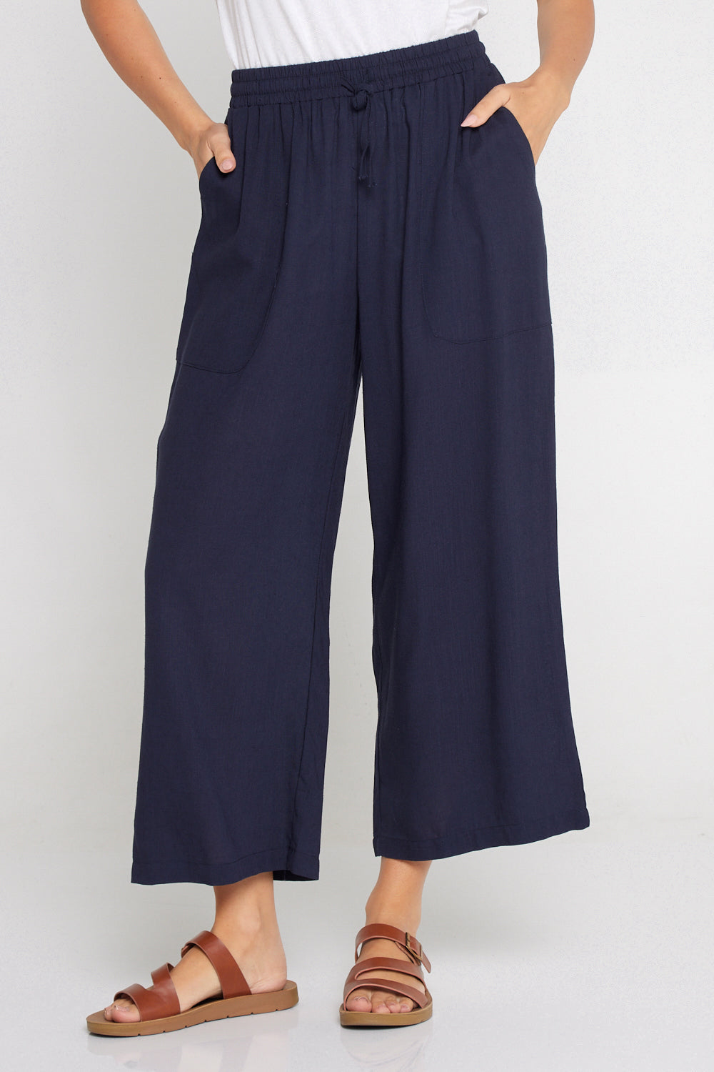 AVALONE TECHNICAL CROPPED WIDE TROUSERS AVALONE TECHNICAL CROPPED