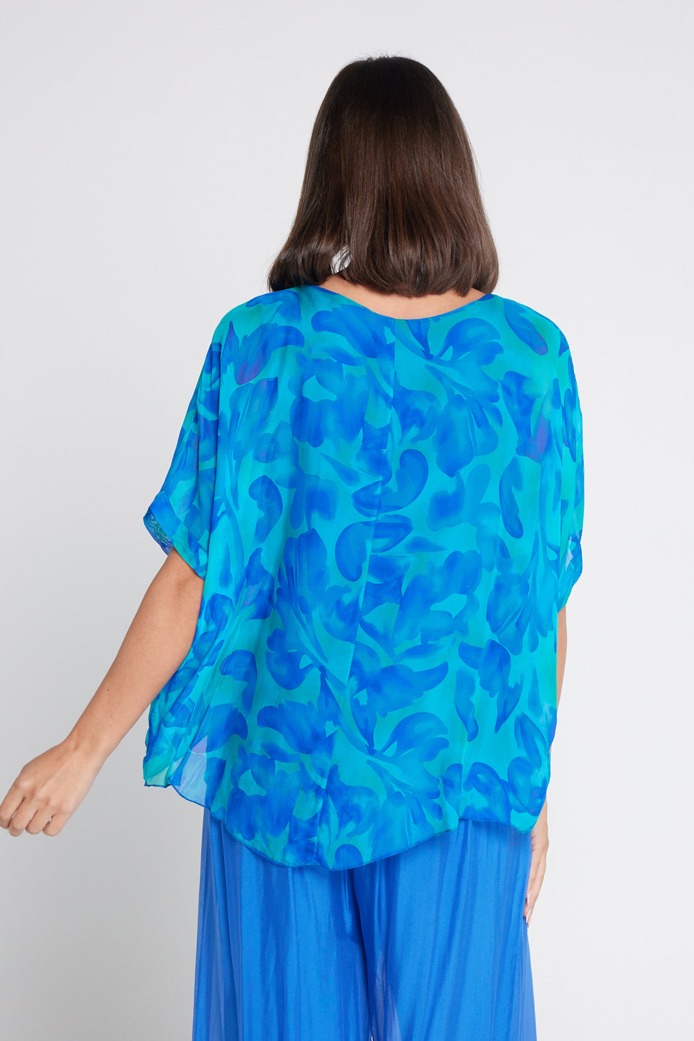 Lisette Silk Top - Oceanic