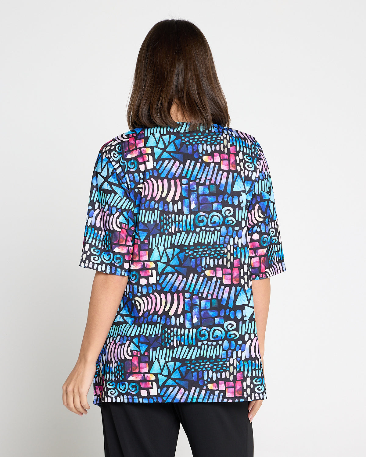 Judith Top - Paua Shell Print
