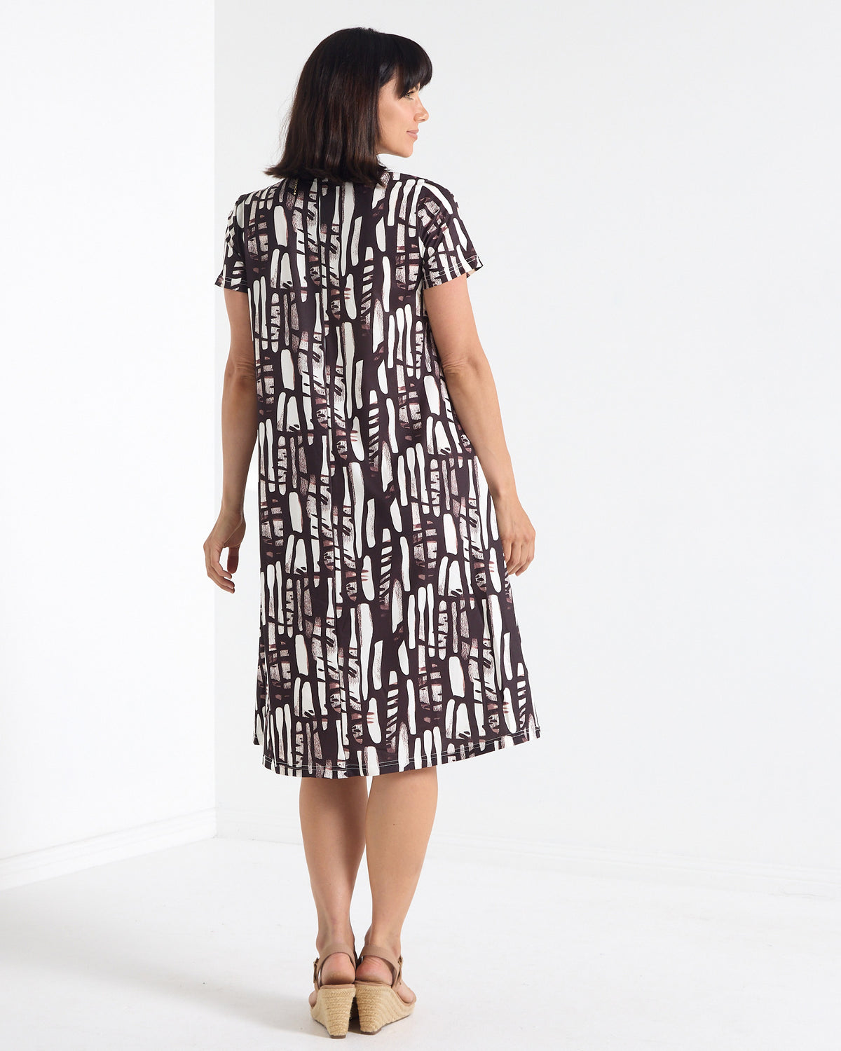 Christobel Dress - Chocolate Sketch