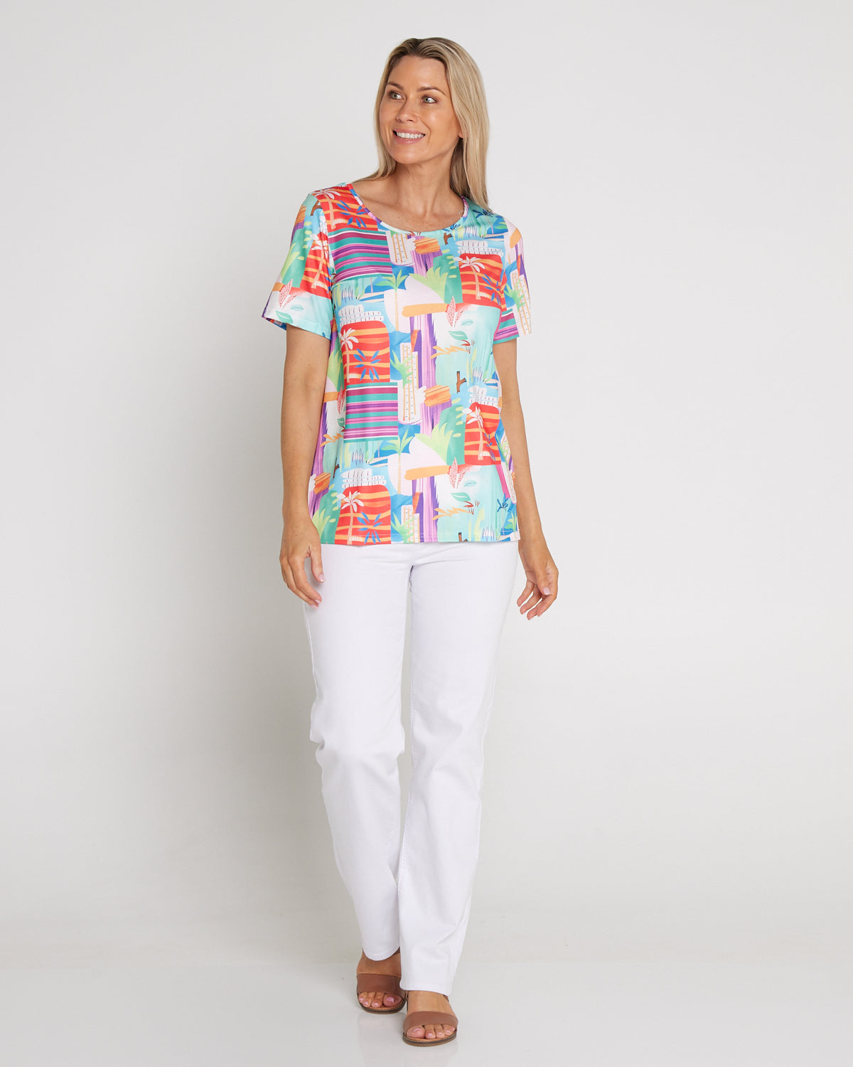 Aubrey Top - Tropicana Vista