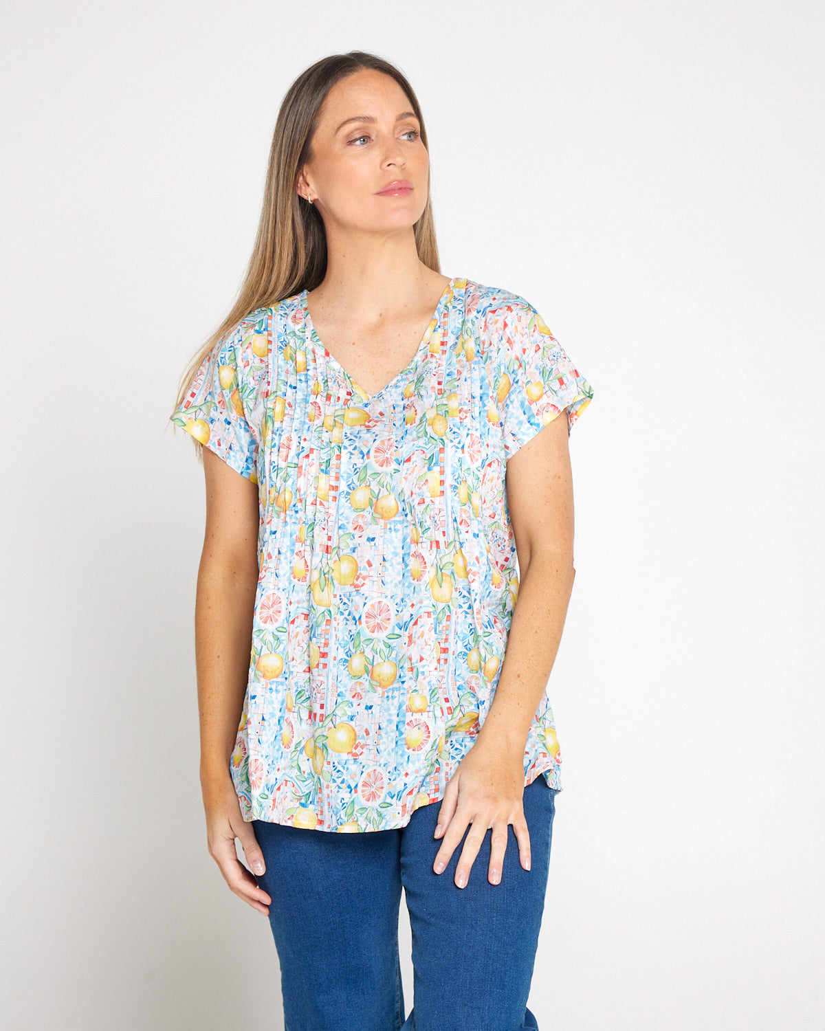 Carmody Cotton Top - Limoncello