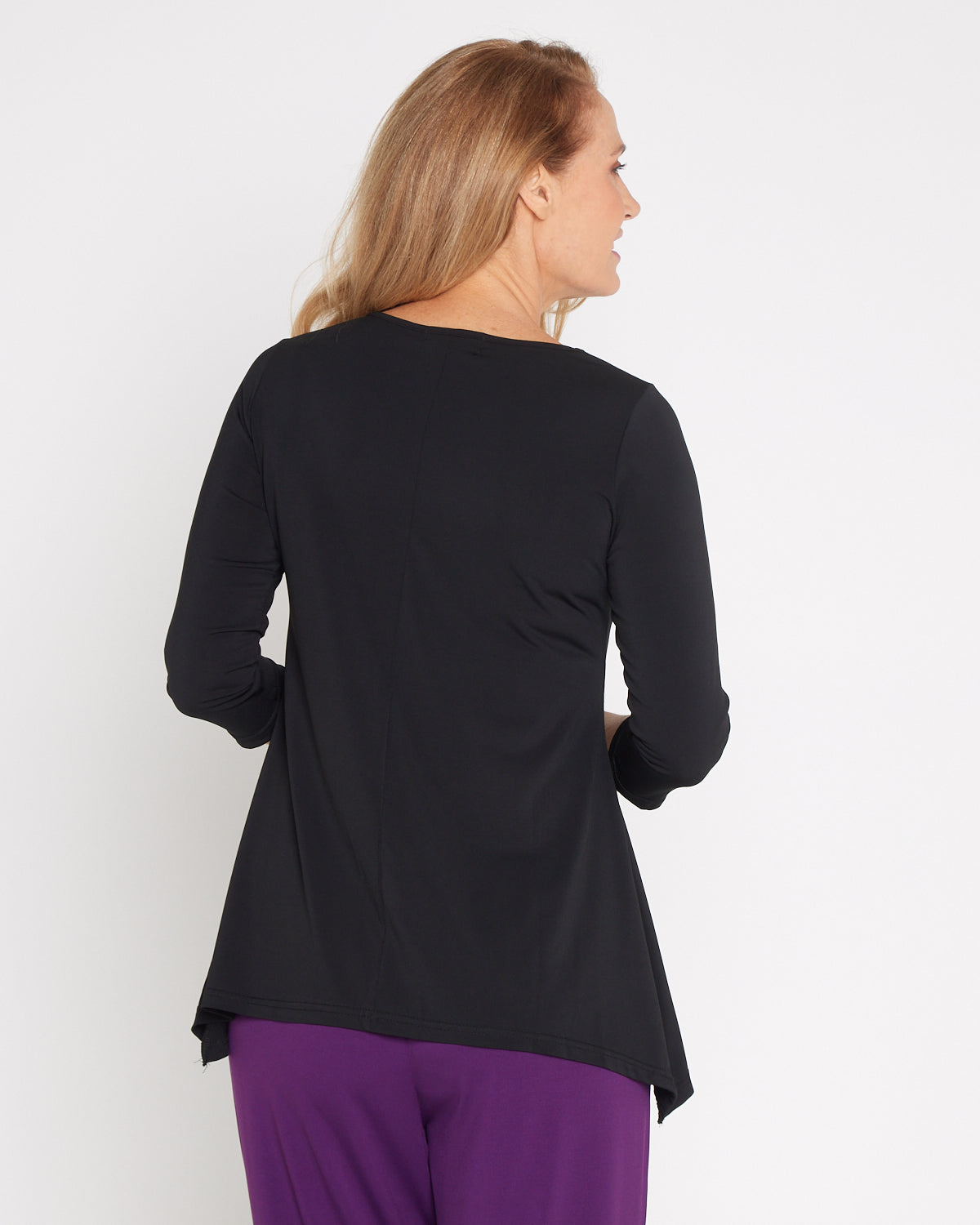 Tahlia Cut-Out Top - Black