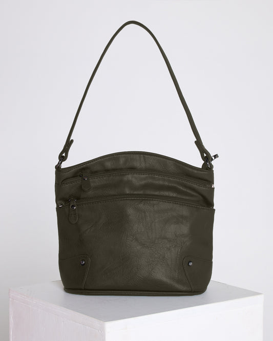 Norbiton Zip Bag - Olive