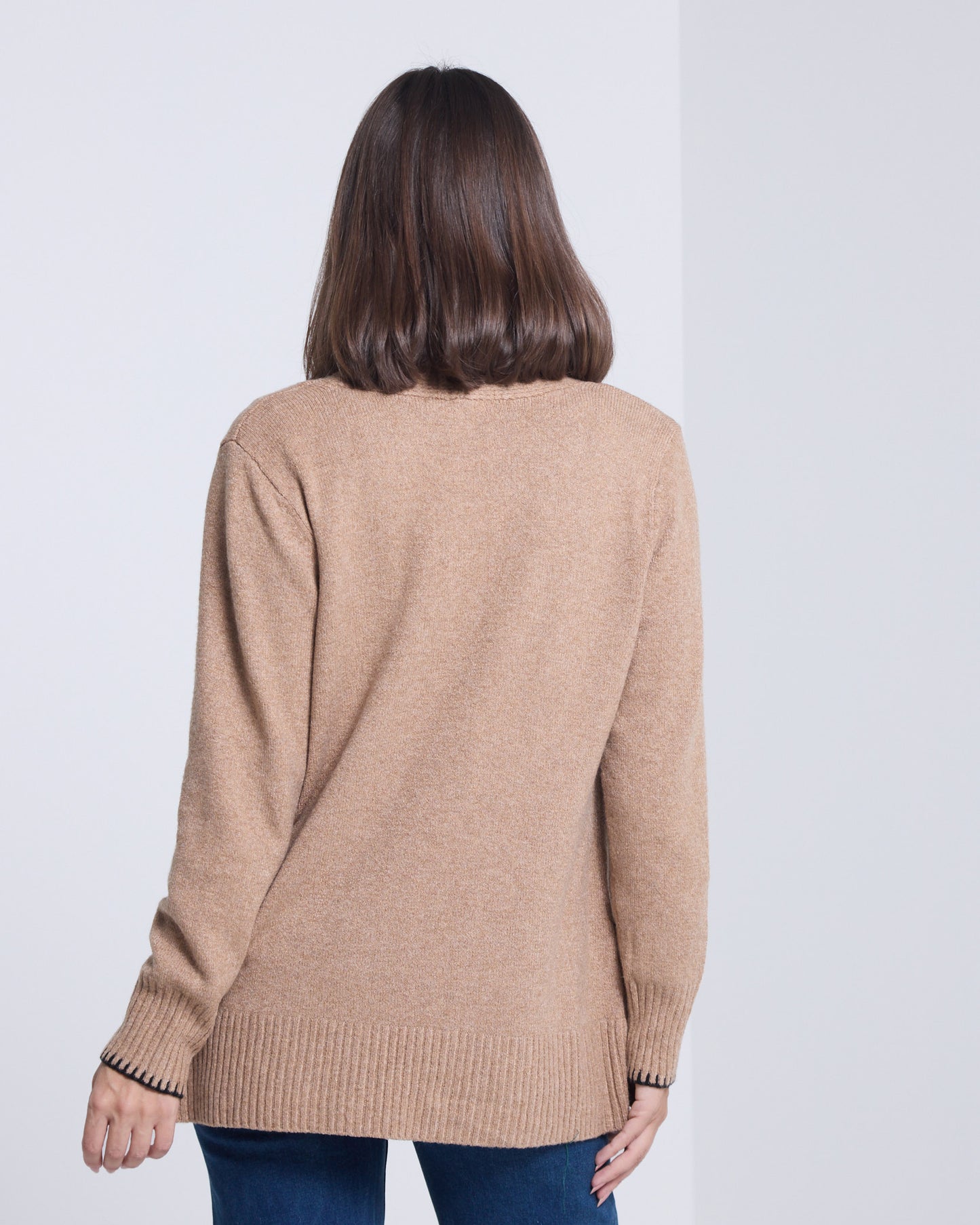 Ren Knit Cardi - Caramel