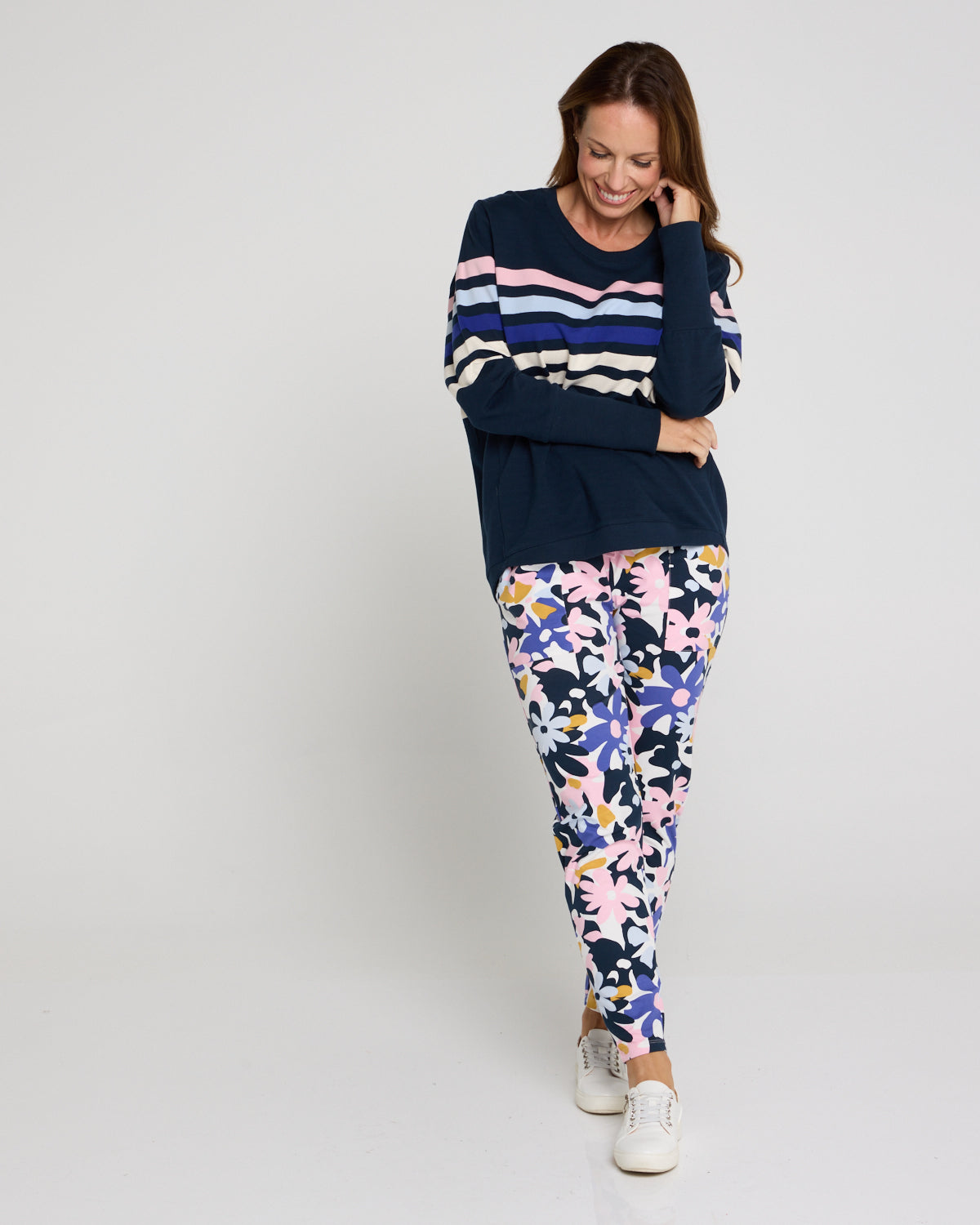 Quincy Lounge Pant - Floral Print