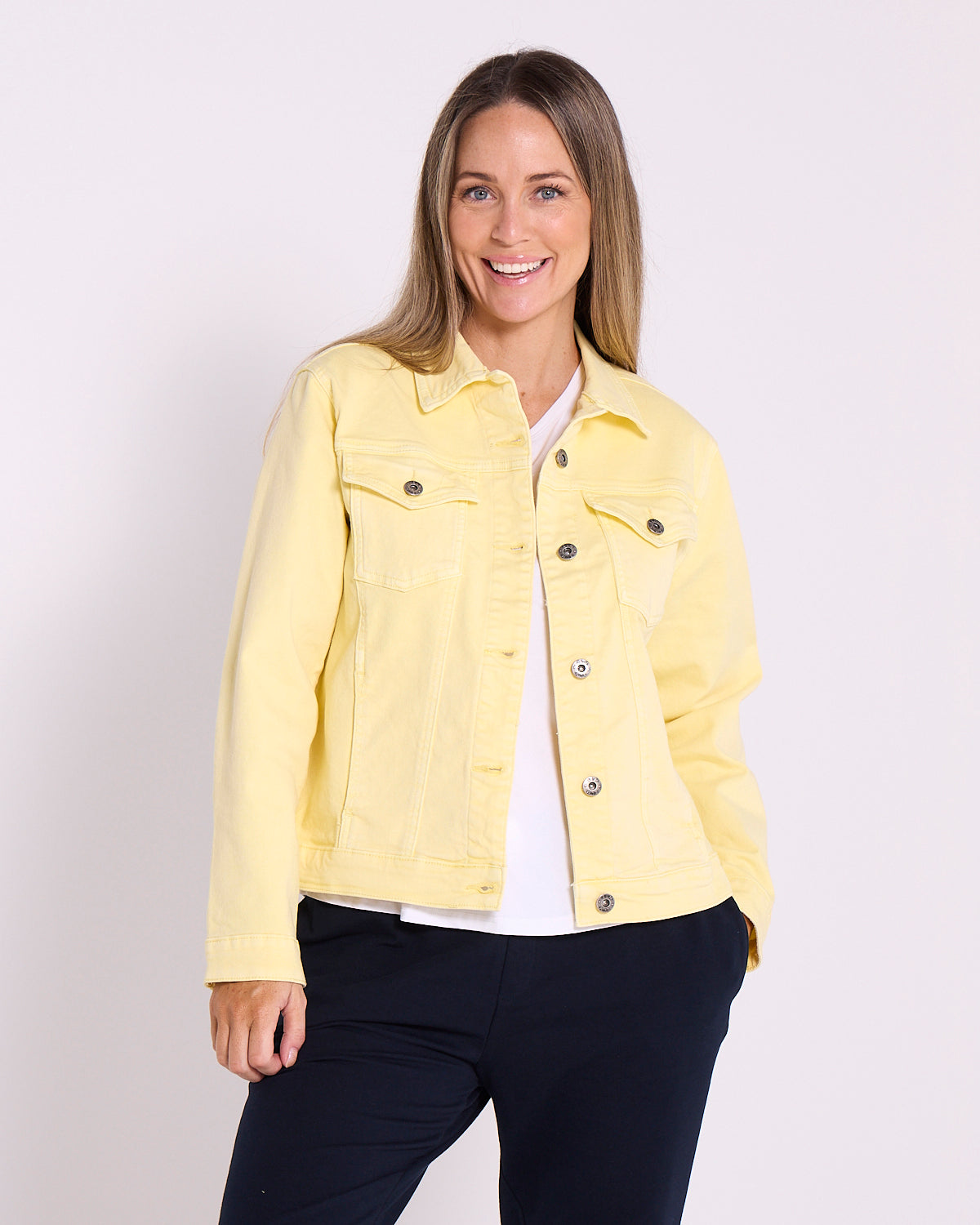 ジャケット・アウター lemon Elm Tilly Jacket Lemon | Stretch Denim Jacket – TULIO Fashion