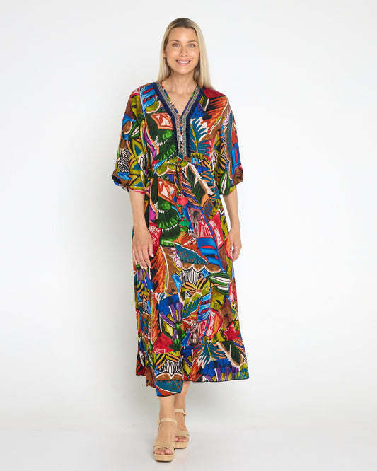 Torgua Maxi Dress - Havana Carnival