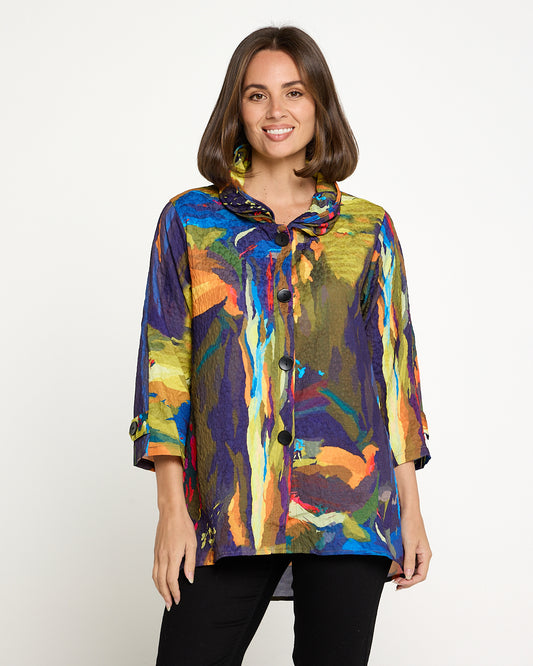 Aurora Lightweight Jacket – Twilight Bloom