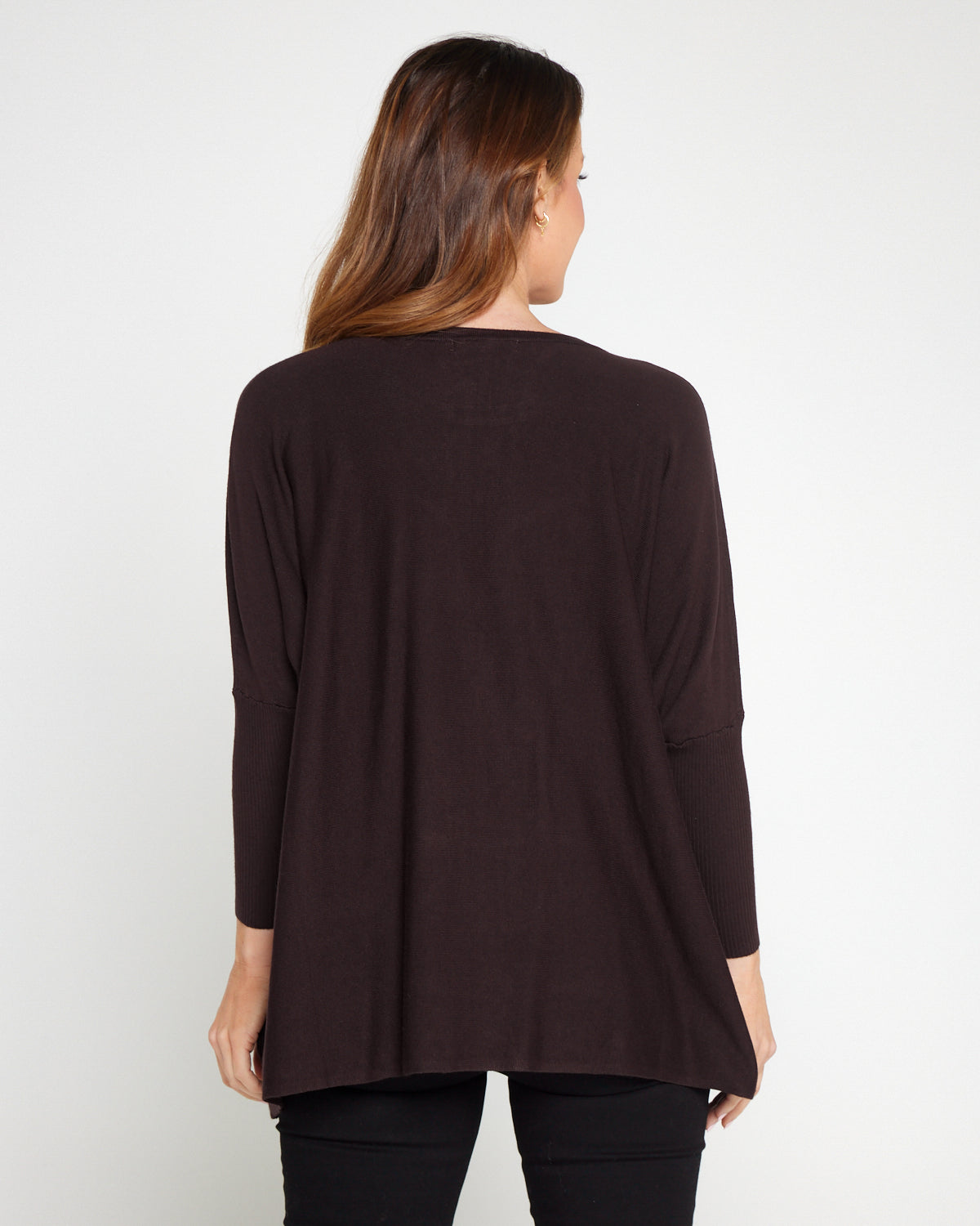 Alma Soft Lightweight Knit - Chocolate