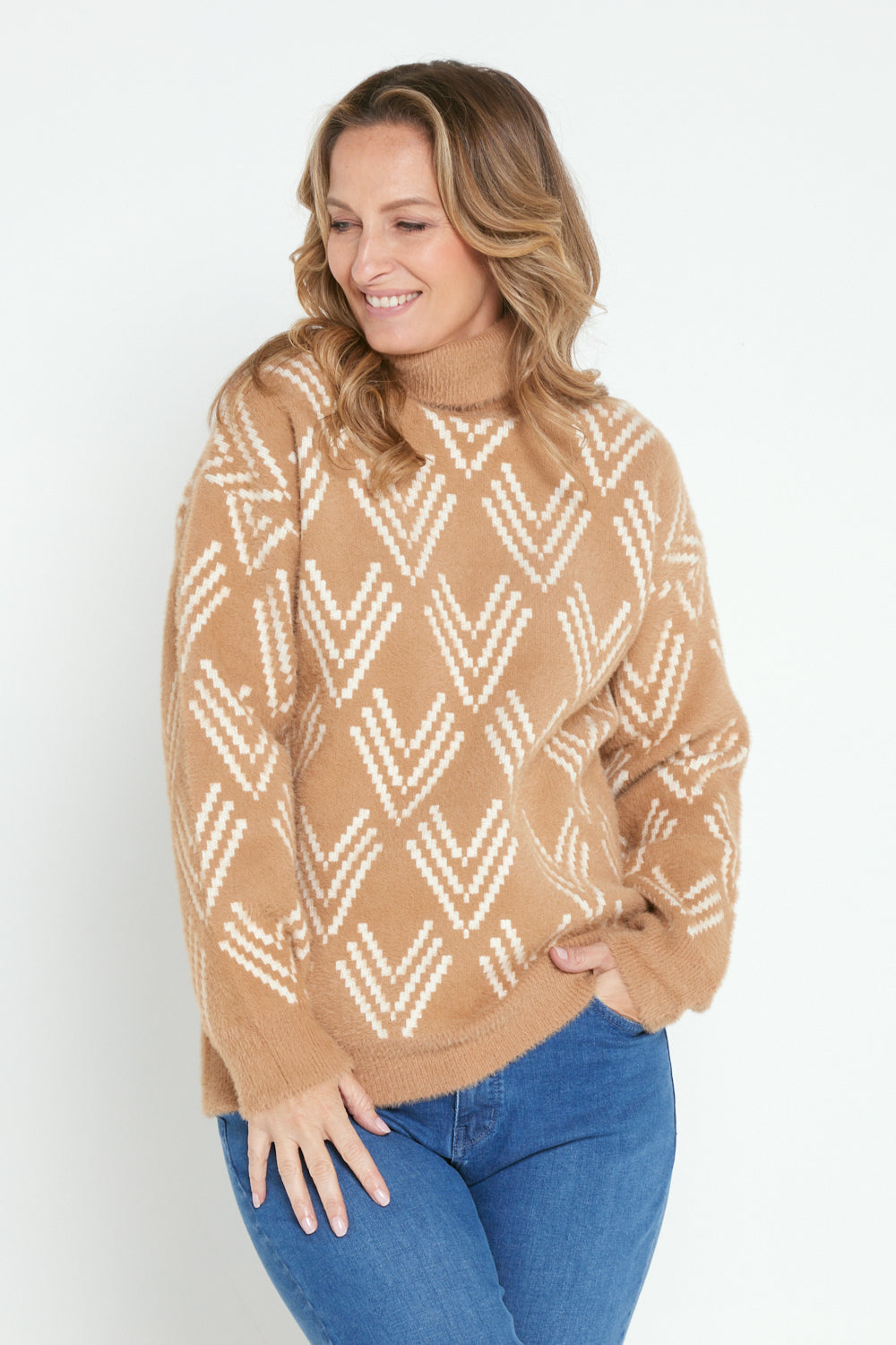 Caramel jumper outlet