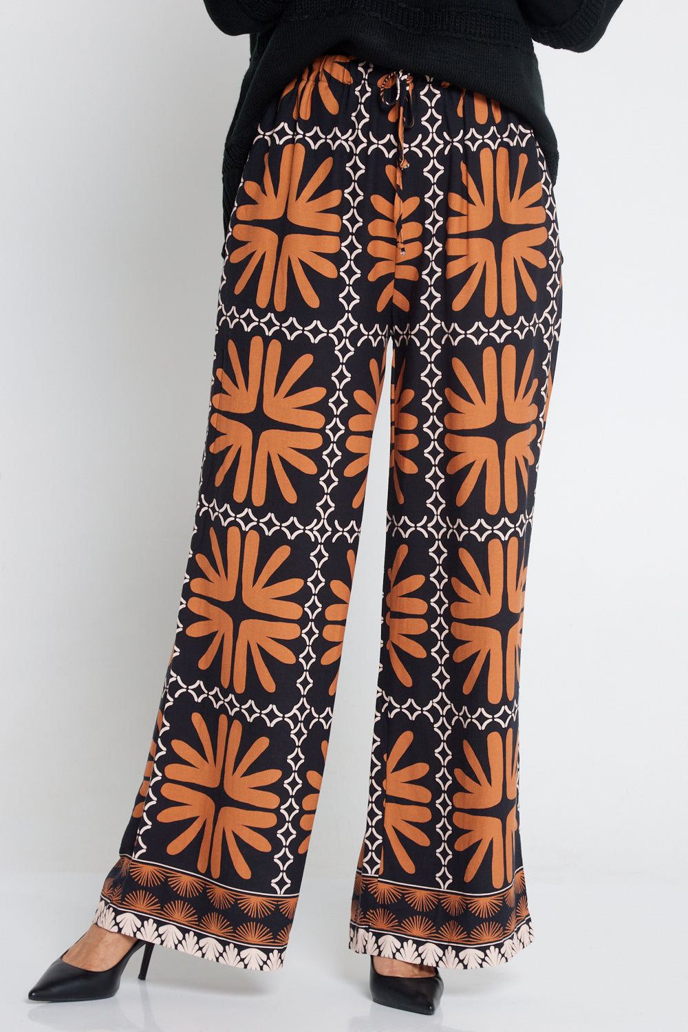 Aurora Pants 70s Terracotta BOHO Australia Mature Womens Fashion TULIO Fashion