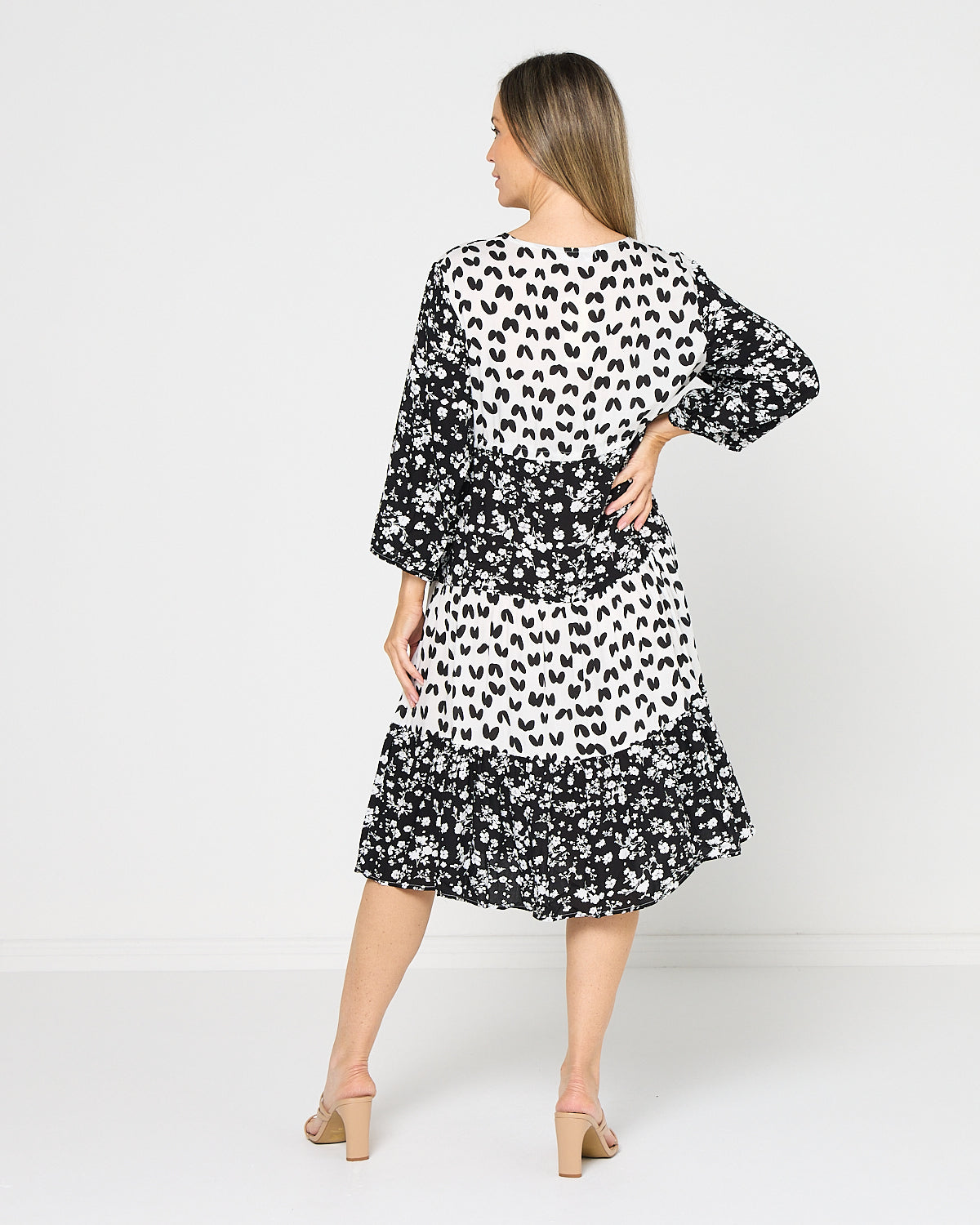 Take Two Dress - Mono Bloom
