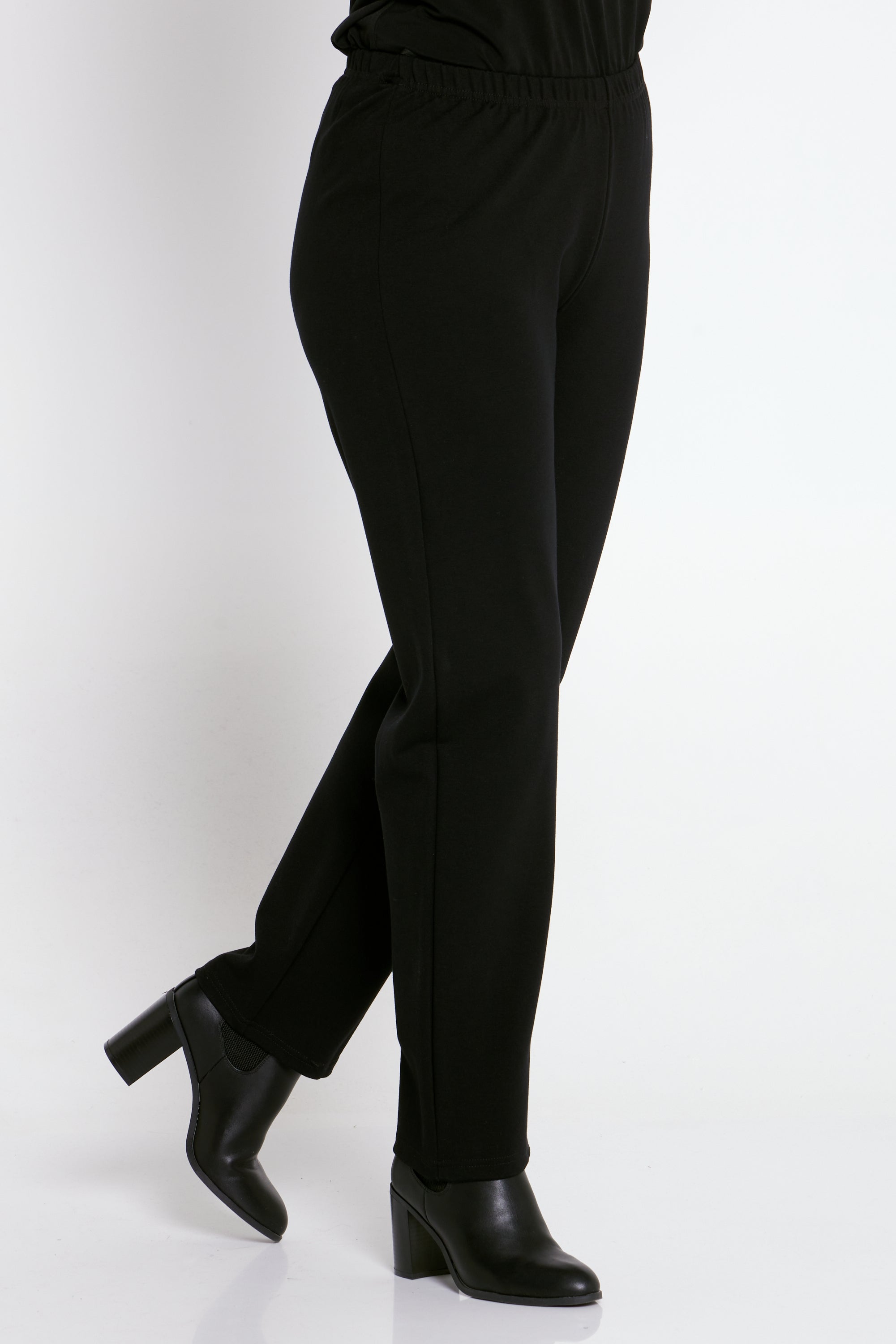 RTM Stretch Ponte Pants - Black  Mature Women's Clothing – TULIO