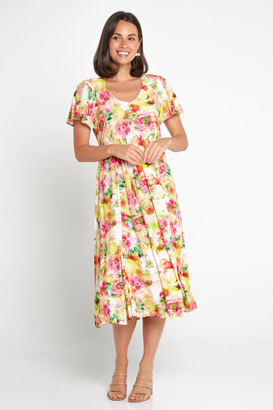 Brighton Dress - Sunrise Floral