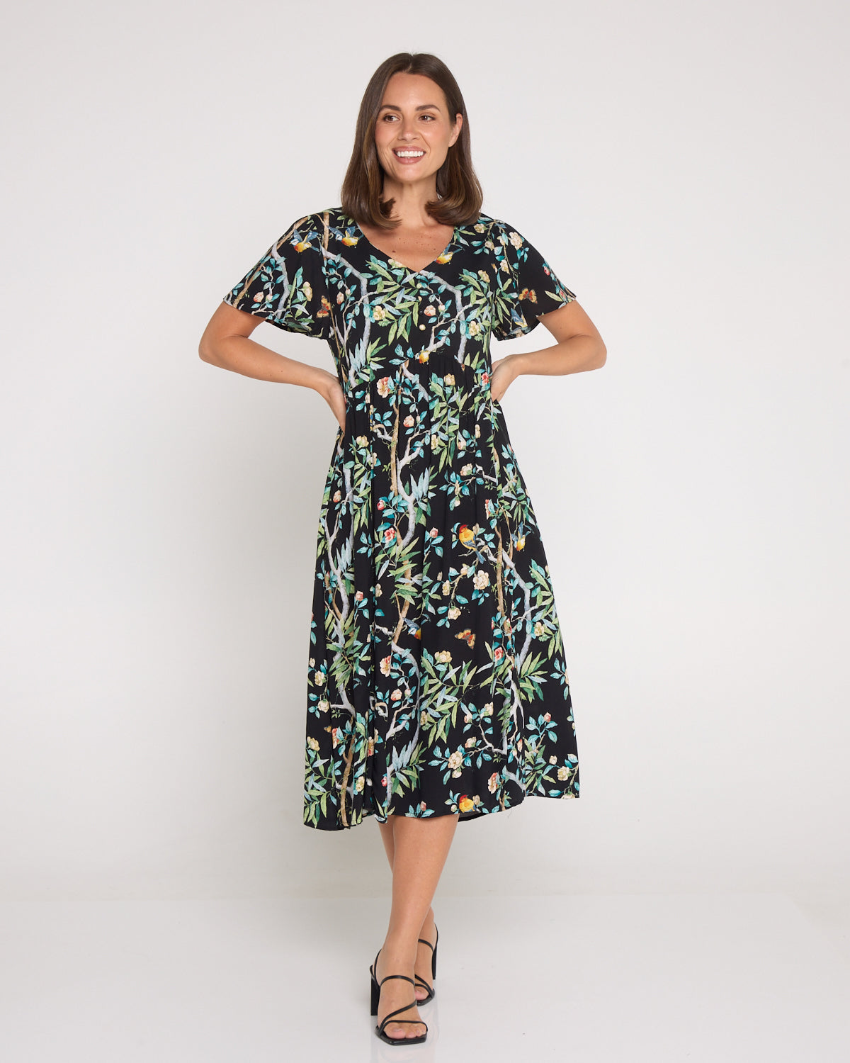 Brighton Dress - Forest Glade | Mature Women's Casual Designs TULIO Fashion Brighton Dress - Forest Glade | Mature Women's Casual Designs TULIO Fashion