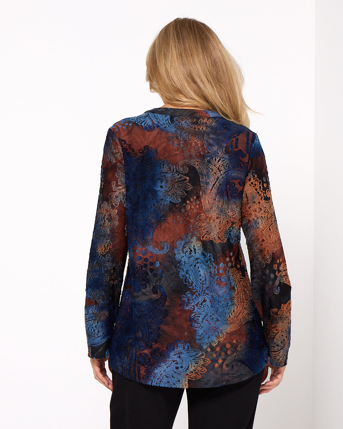 Anashe Blouse - Sapphire Tapestry