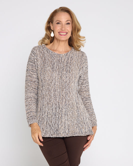 Marlo Knit Jumper - Chocolate Brown