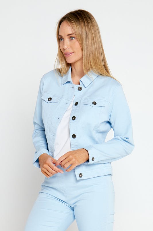 Michigan Denim Jacket - Sky Blue
