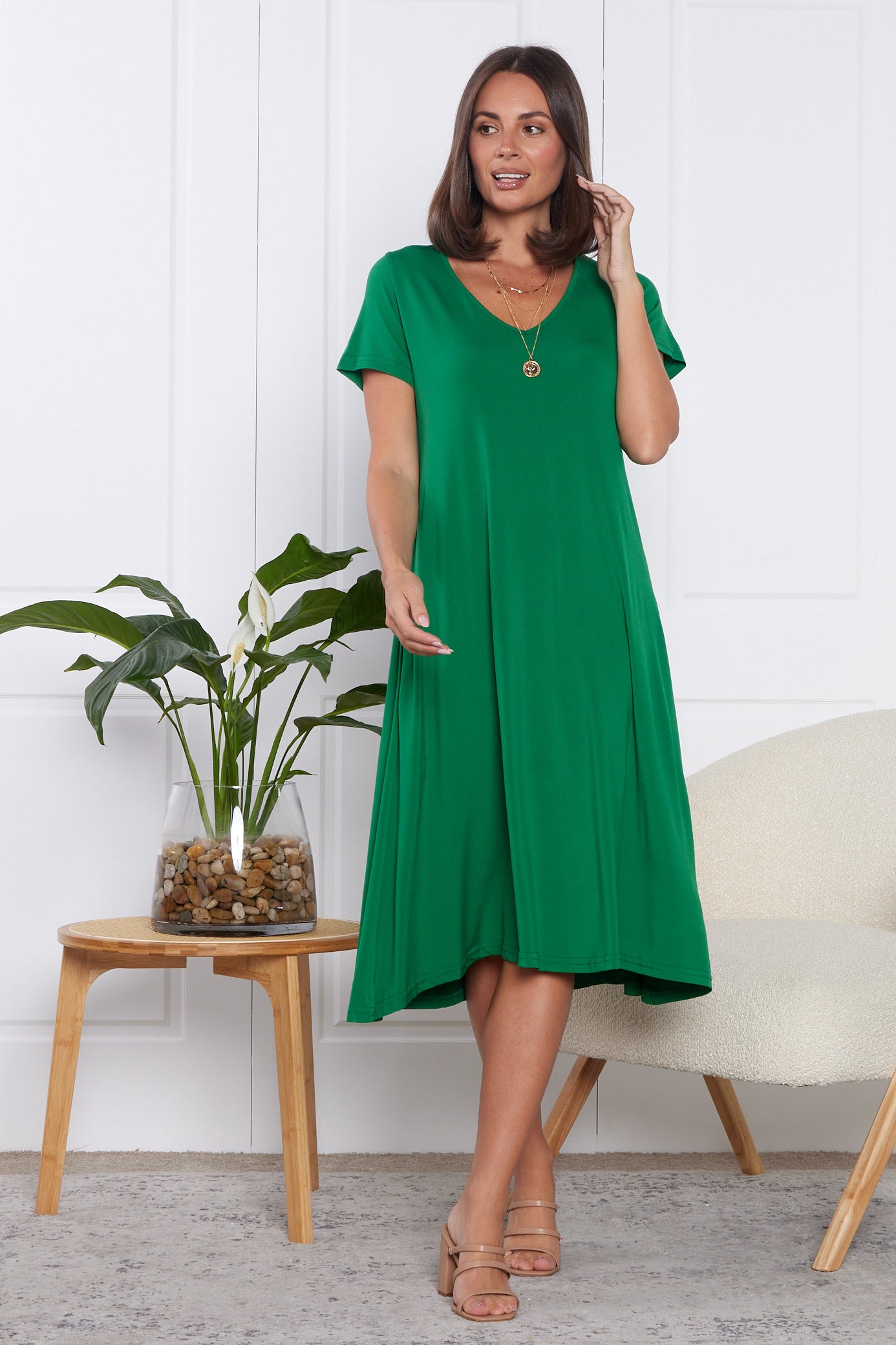 Christobel Dress - Forest