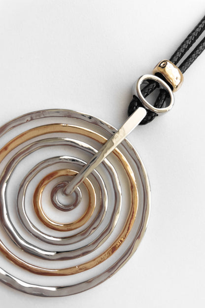Concentric Necklace - Silver/Gold Dual