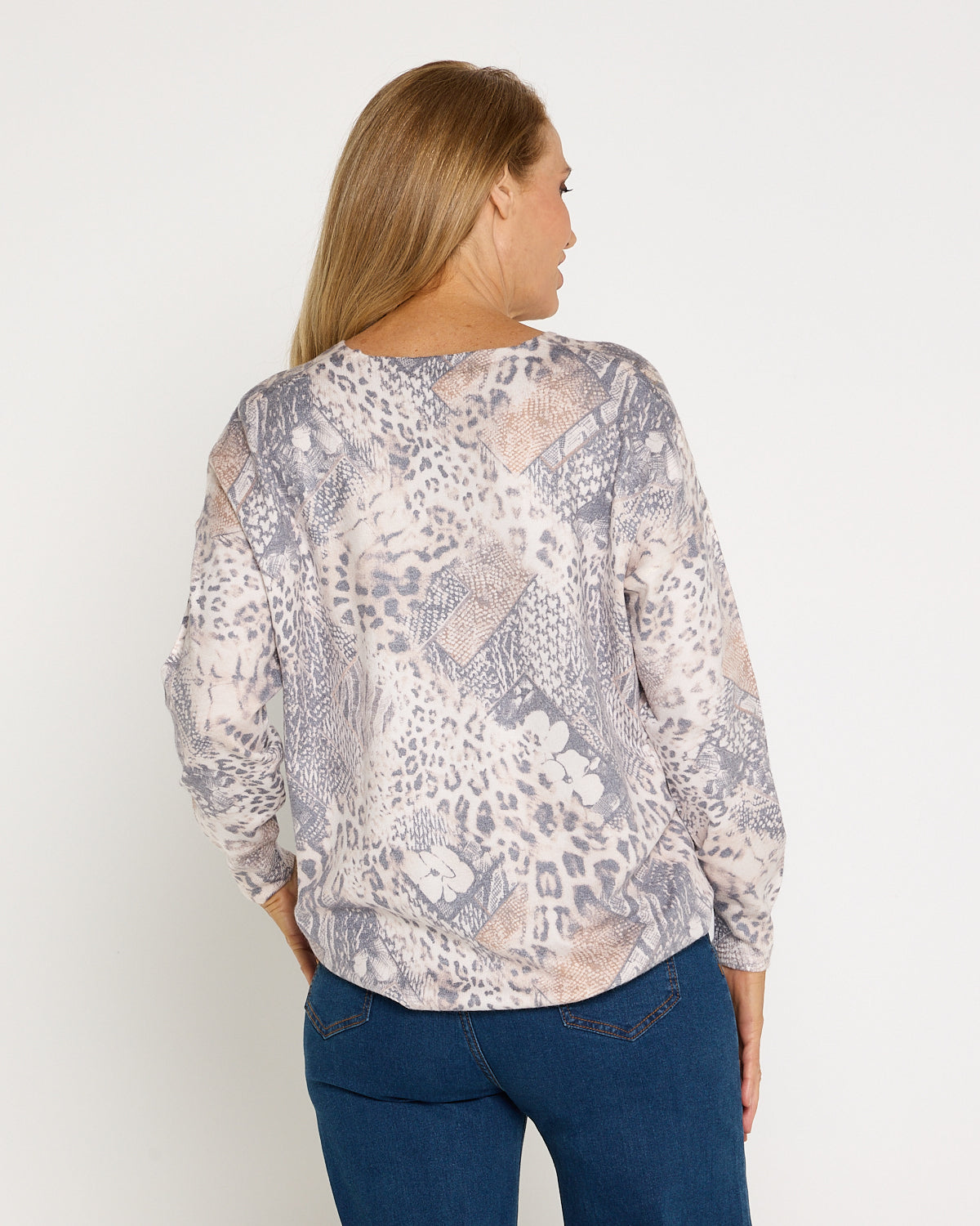 Davina Knit - Leopard Mirage