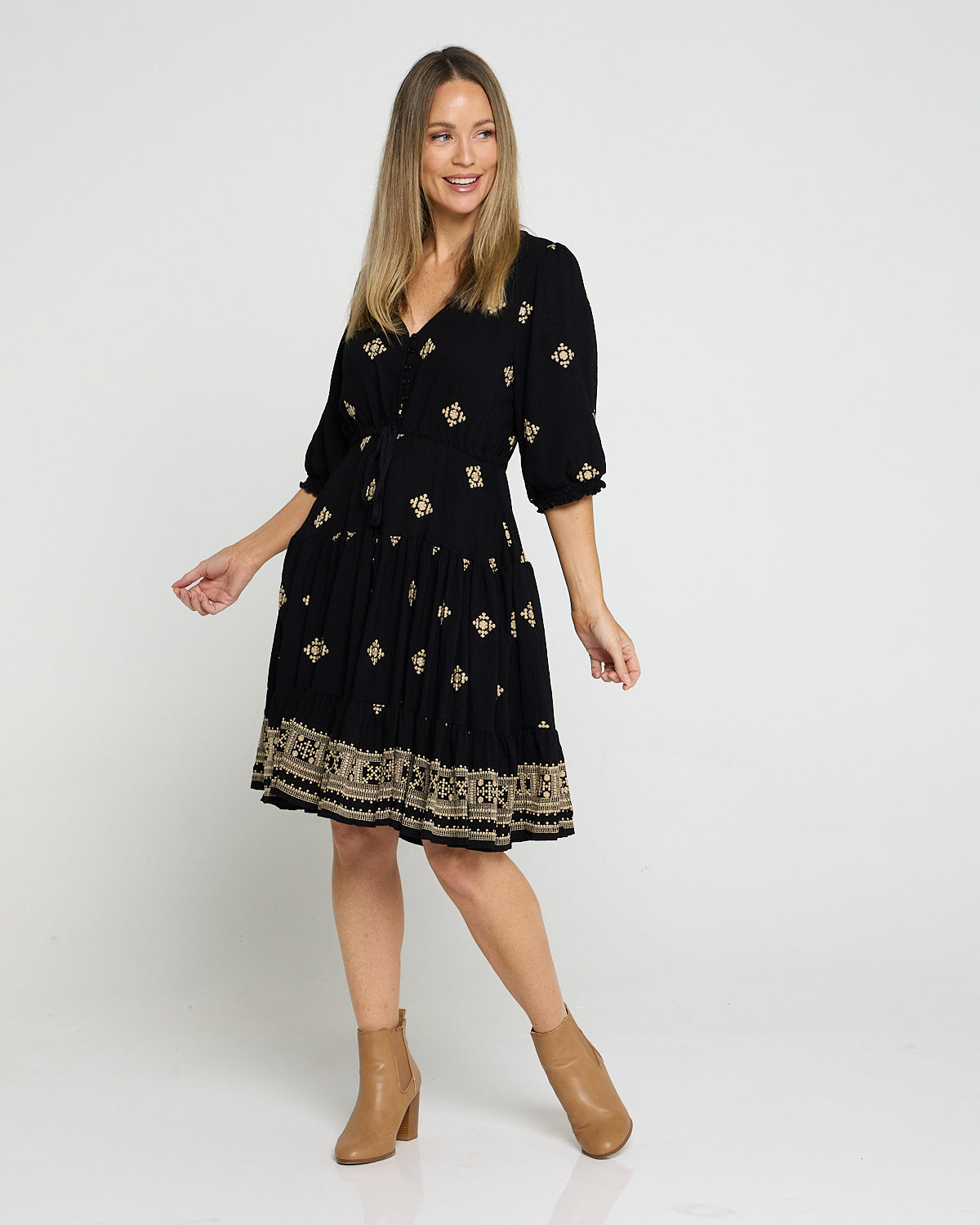 sachin and babi light blue dress PETITE main image 1