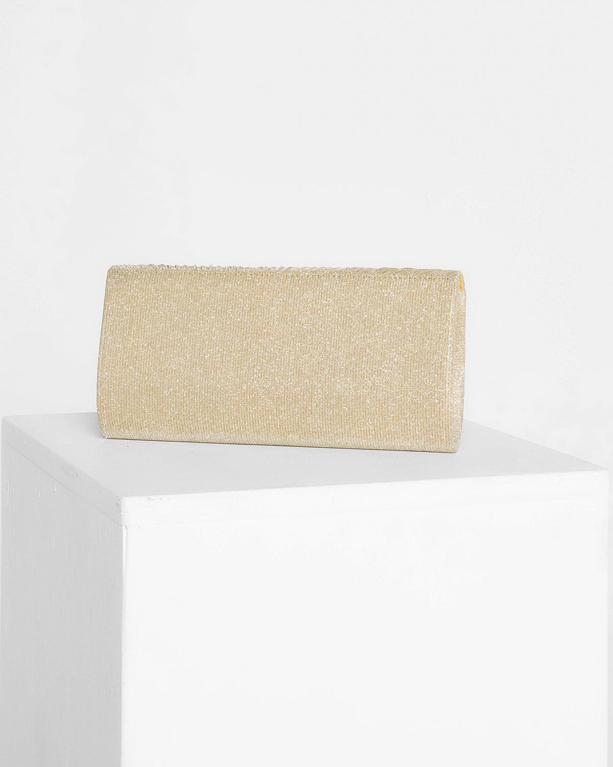 Diana Shimmer Envelope Clutch - Gold