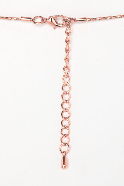 Dragonfly Necklace - Rose Gold
