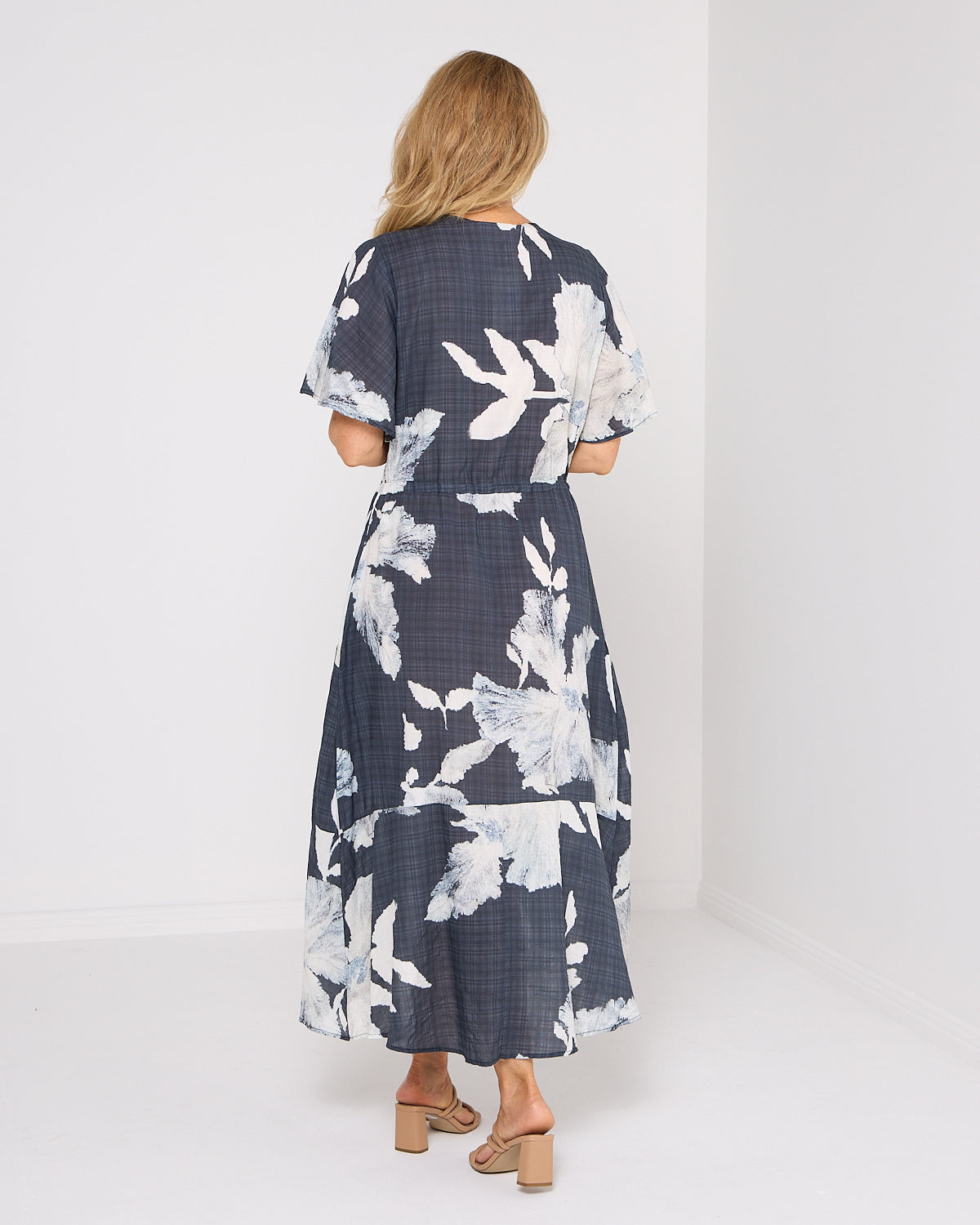 Glinda Cotton Maxi Dress - Slate
