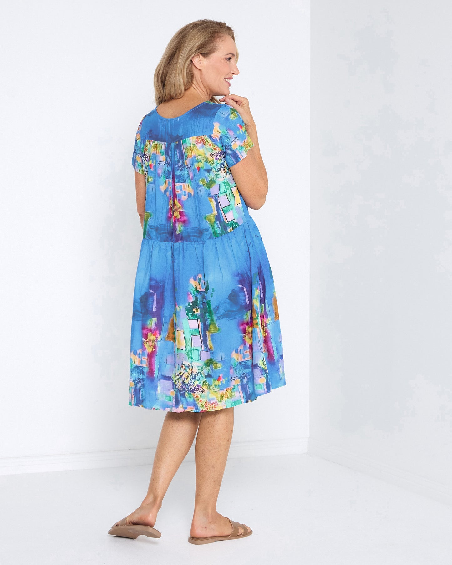 Emery Dress - Mediterranean Blue