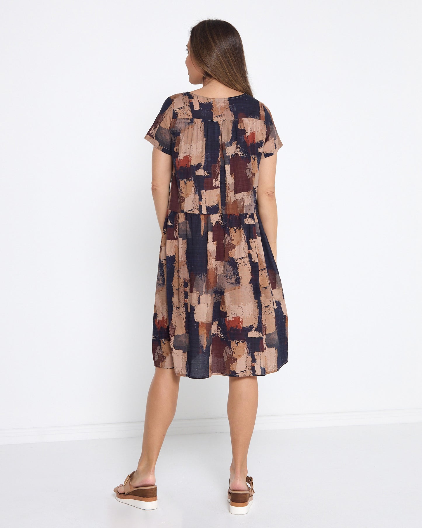 Emery Dress - Woodland Patch