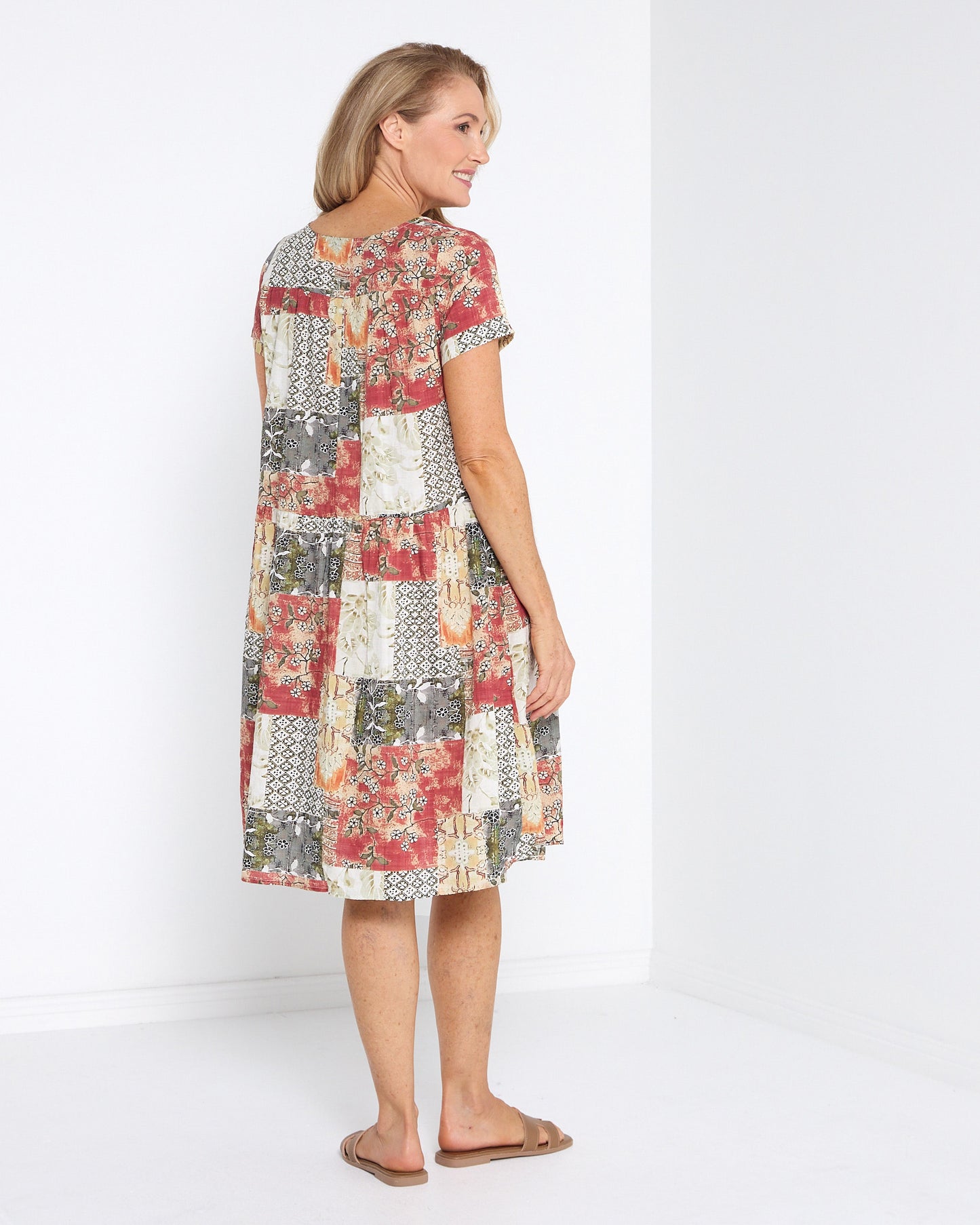 Emery Dress - Earth Mosaic