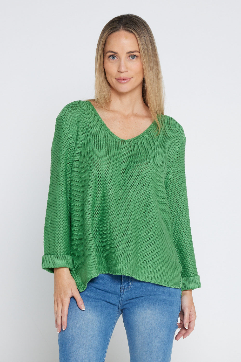 Apple green sweater cheap